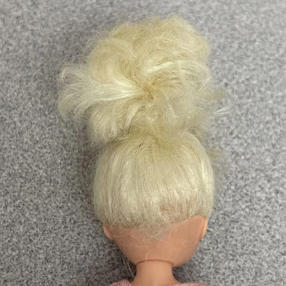 Vintage Barbie Girl Kelly Doll, Blonde Ponytail Extra Clothing, Outfits, EUC